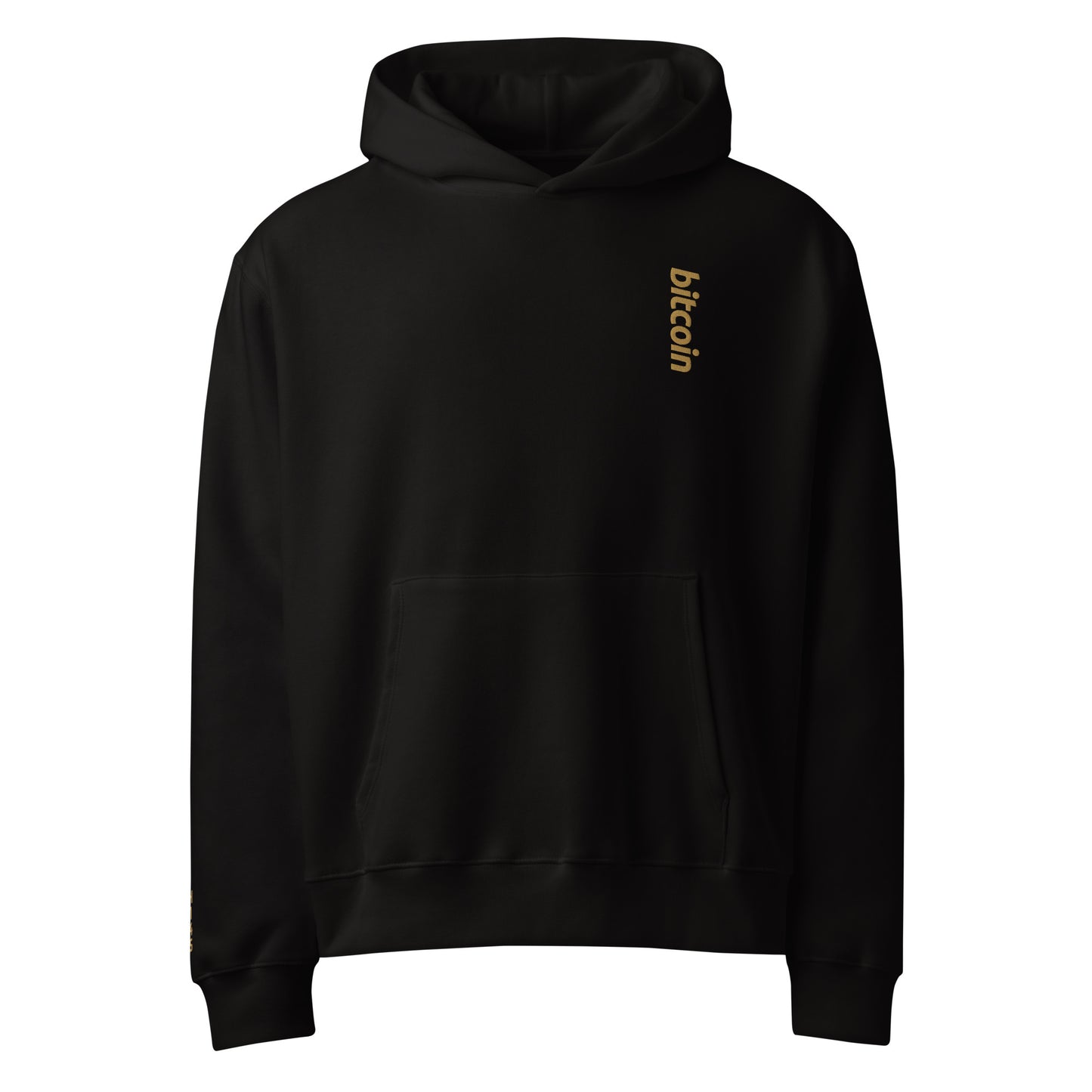 Bitcoin - Vintage Gold | Oversized Heavyweight Hoodie - The Orange Habit - 25