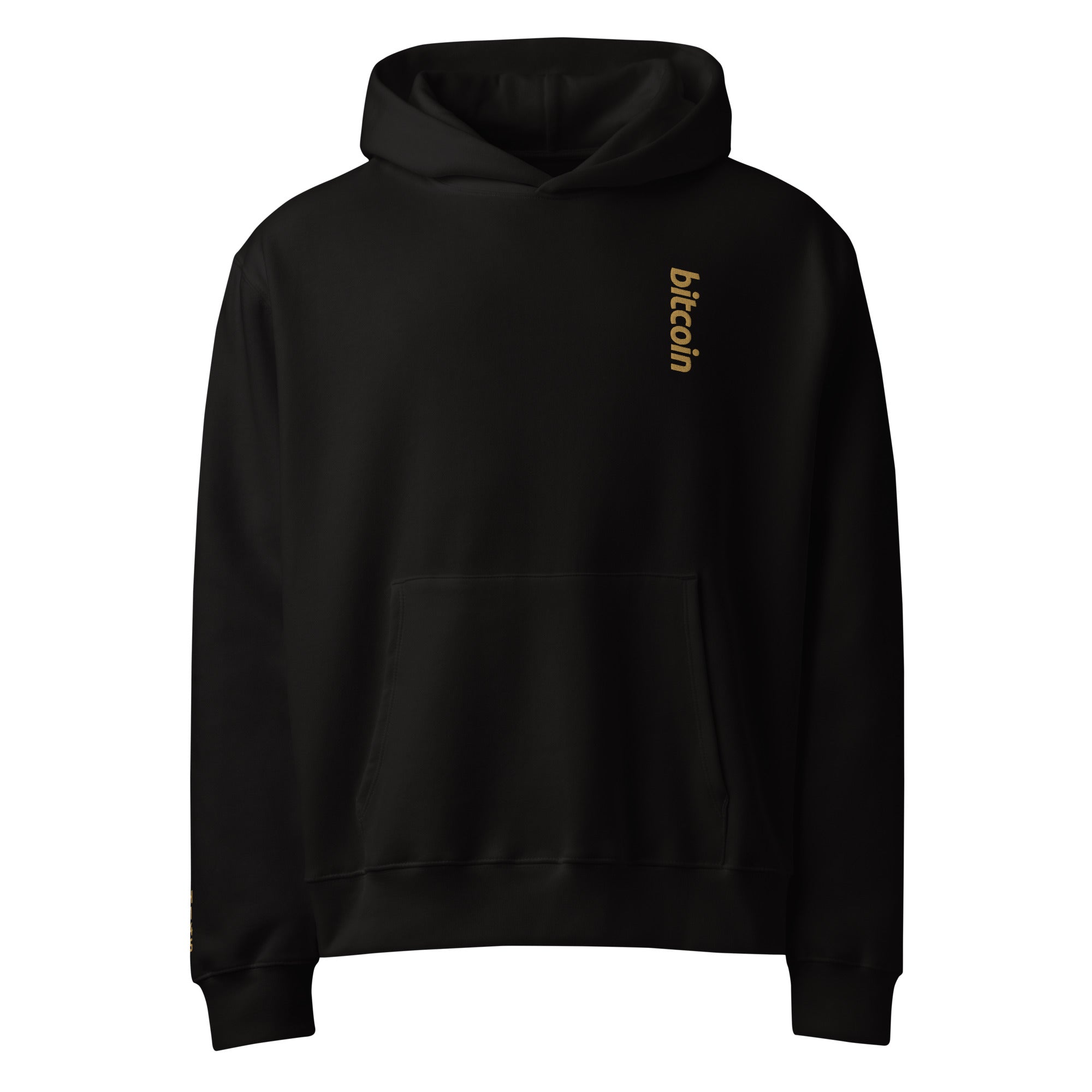 Bitcoin - Vintage Gold | Oversized Heavyweight Hoodie - The Orange Habit - 25