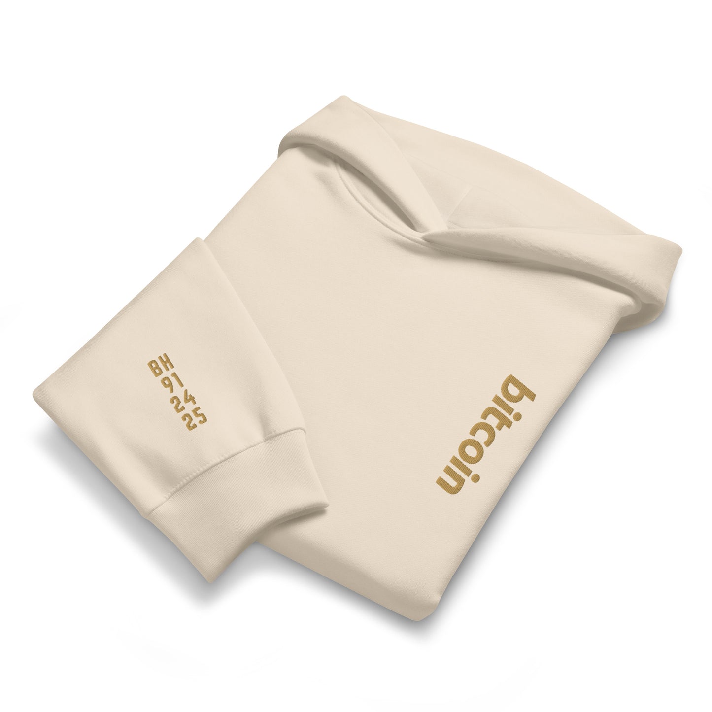 Bitcoin - Vintage Gold | Oversized Heavyweight Hoodie - The Orange Habit - 13