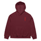 Bitcoin - Red | Oversized Heavyweight Hoodie - The Orange Habit 5