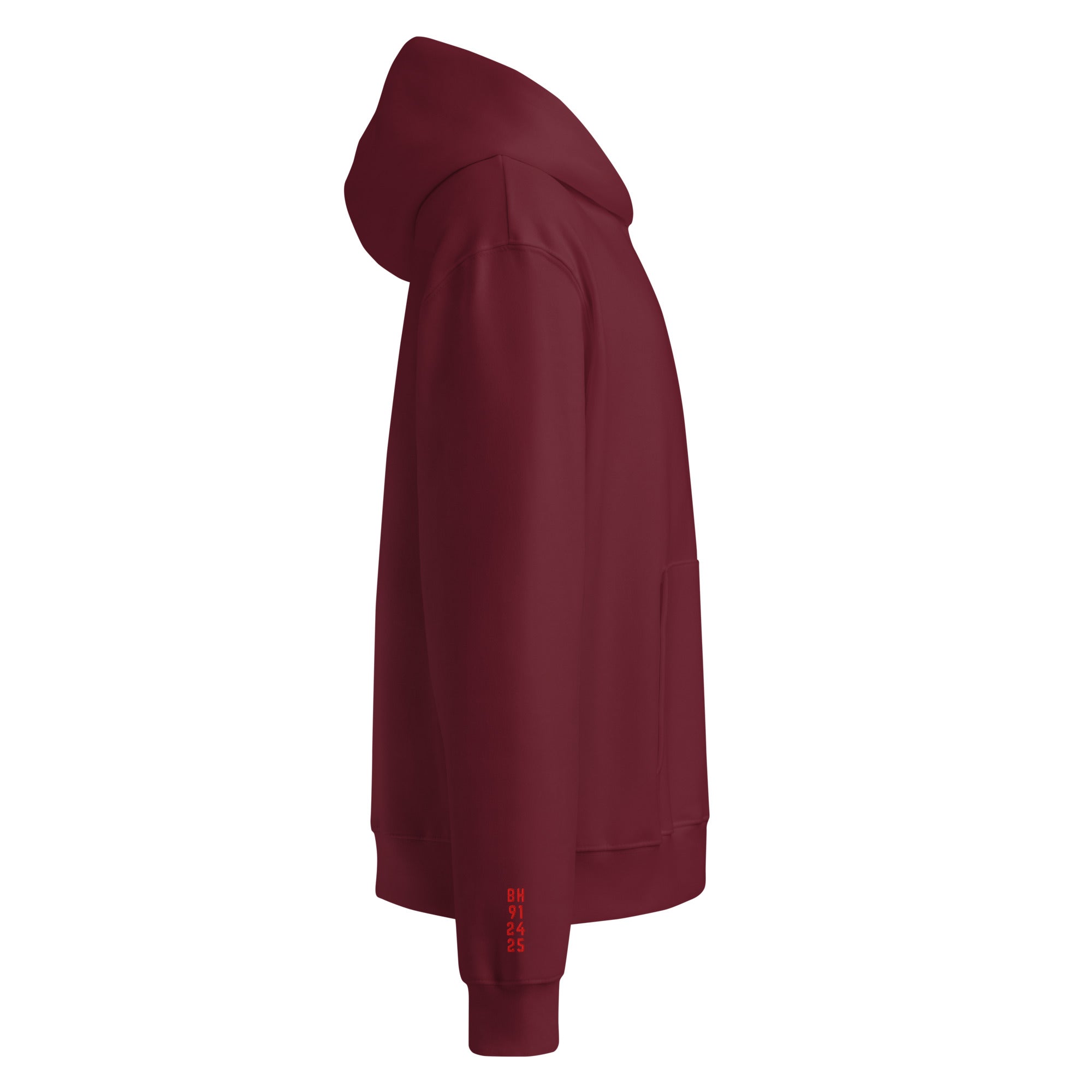 Bitcoin - Red | Oversized Heavyweight Hoodie - The Orange Habit 12
