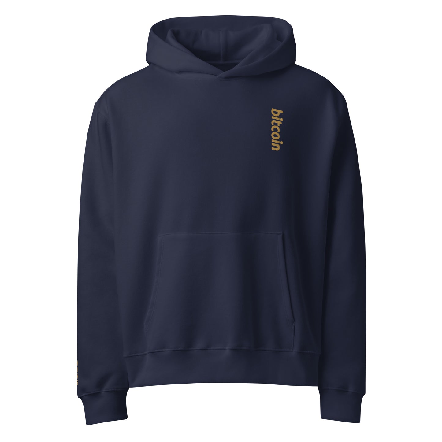 Bitcoin - Vintage Gold | Oversized Heavyweight Hoodie - The Orange Habit - 31