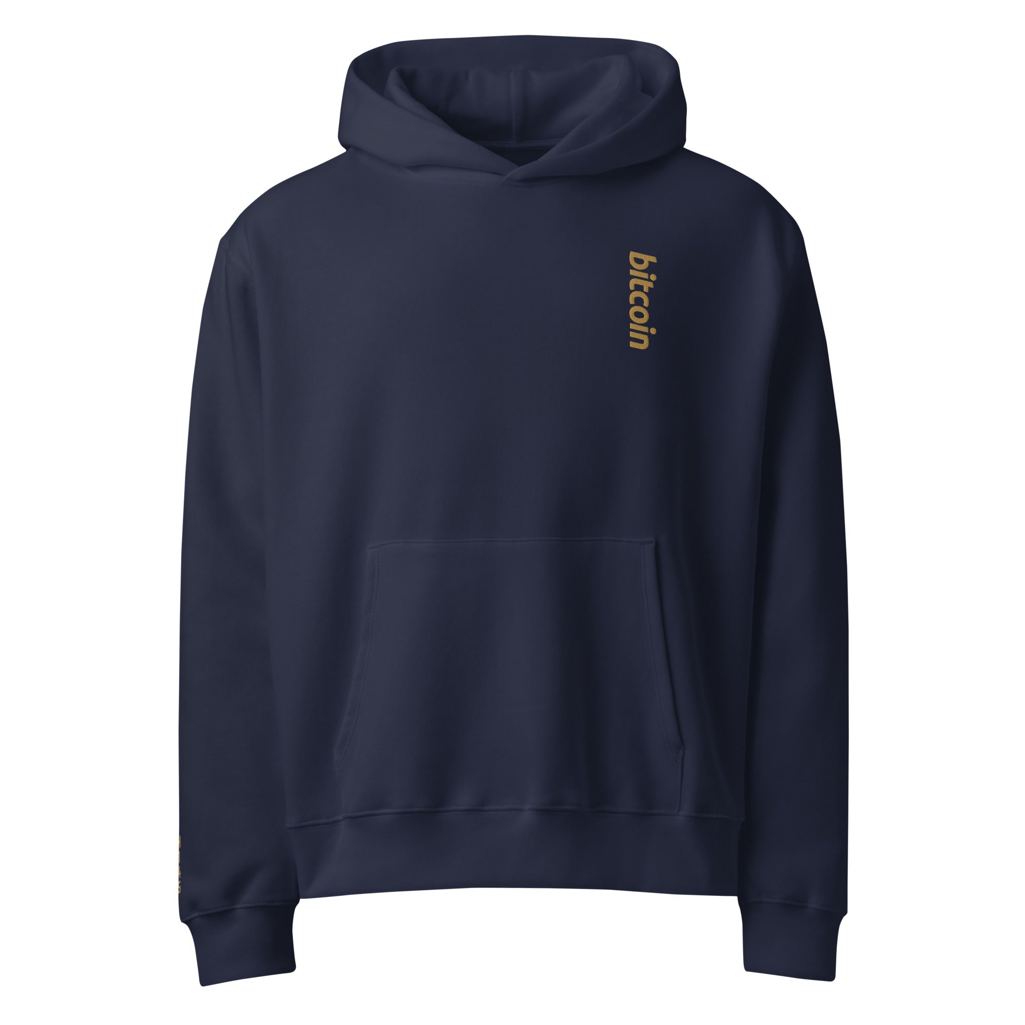 Bitcoin - Vintage Gold | Oversized Heavyweight Hoodie - The Orange Habit - 31