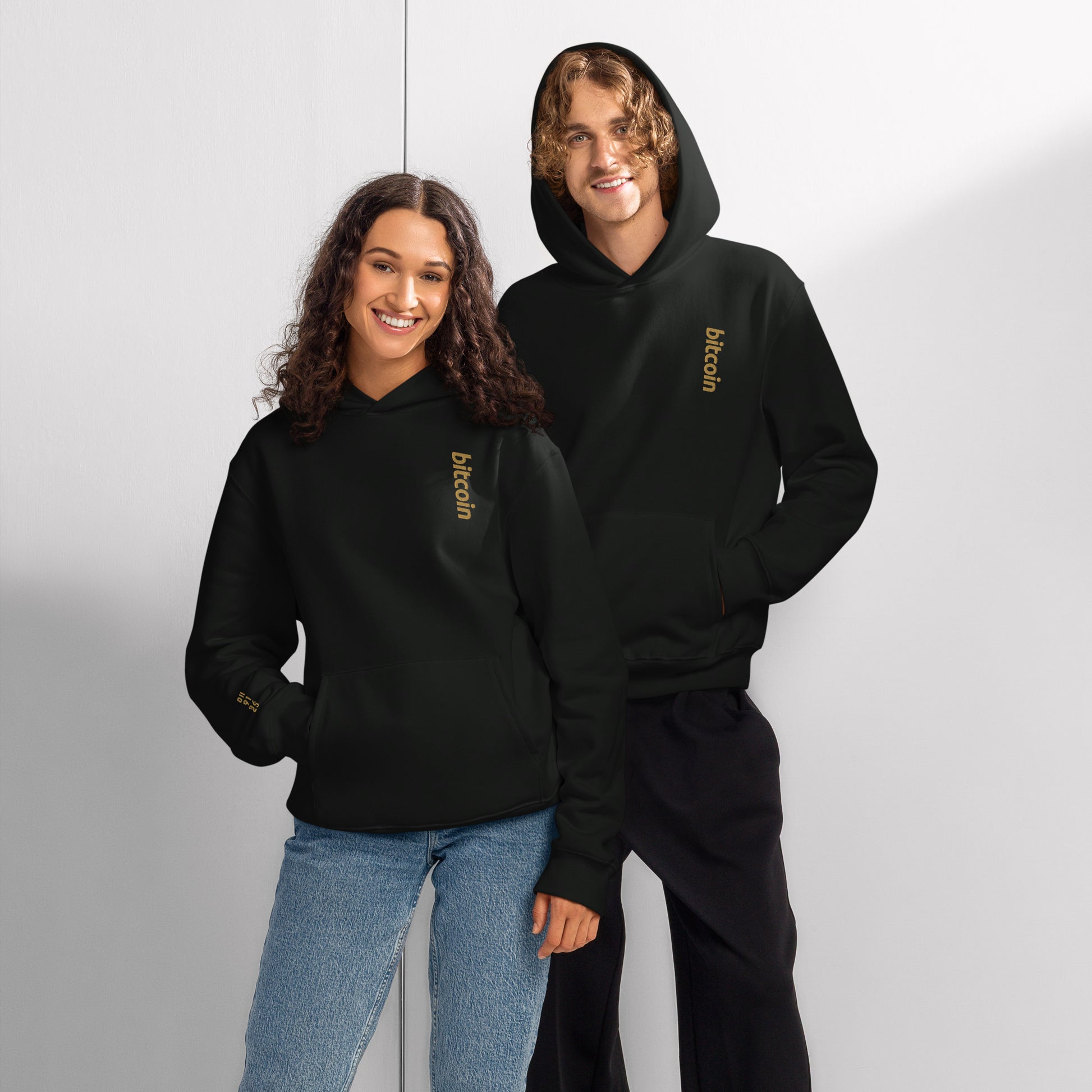 Bitcoin - Vintage Gold | Oversized Heavyweight Hoodie - The Orange Habit - 21