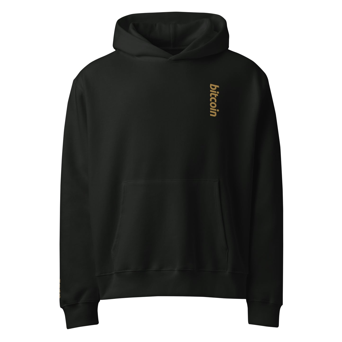 Bitcoin - Vintage Gold | Oversized Heavyweight Hoodie - The Orange Habit - 28