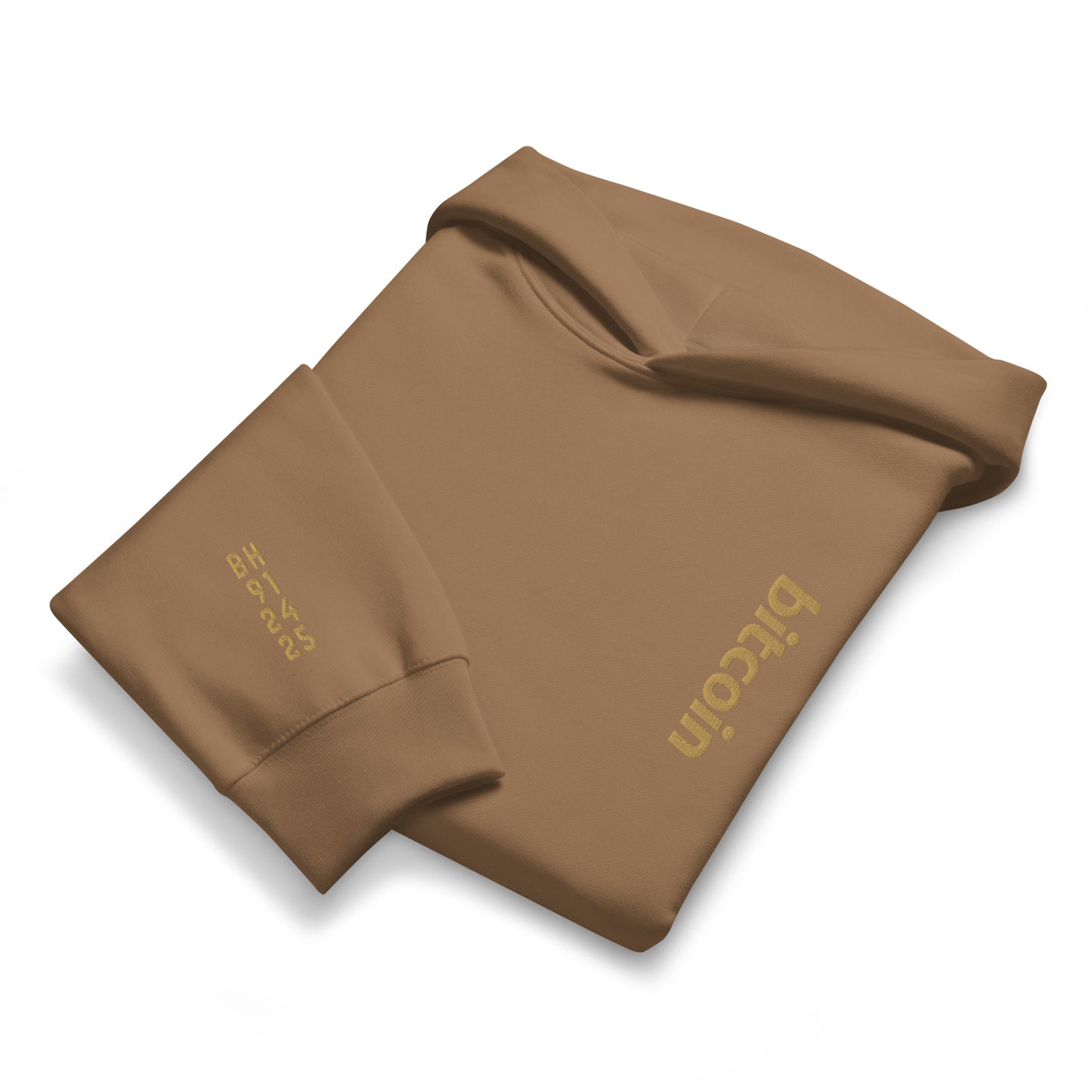 Bitcoin - Vintage Gold | Oversized Heavyweight Hoodie - The Orange Habit - 16