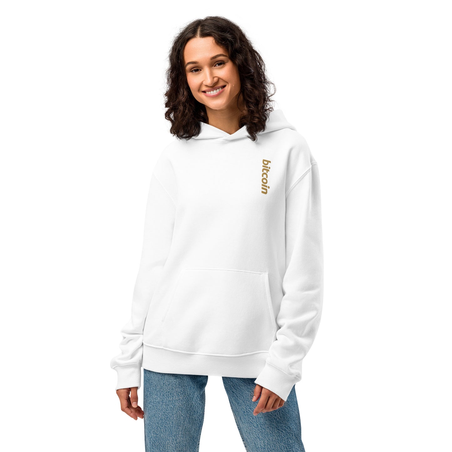 Bitcoin - Vintage Gold | Oversized Heavyweight Hoodie - The Orange Habit - 6