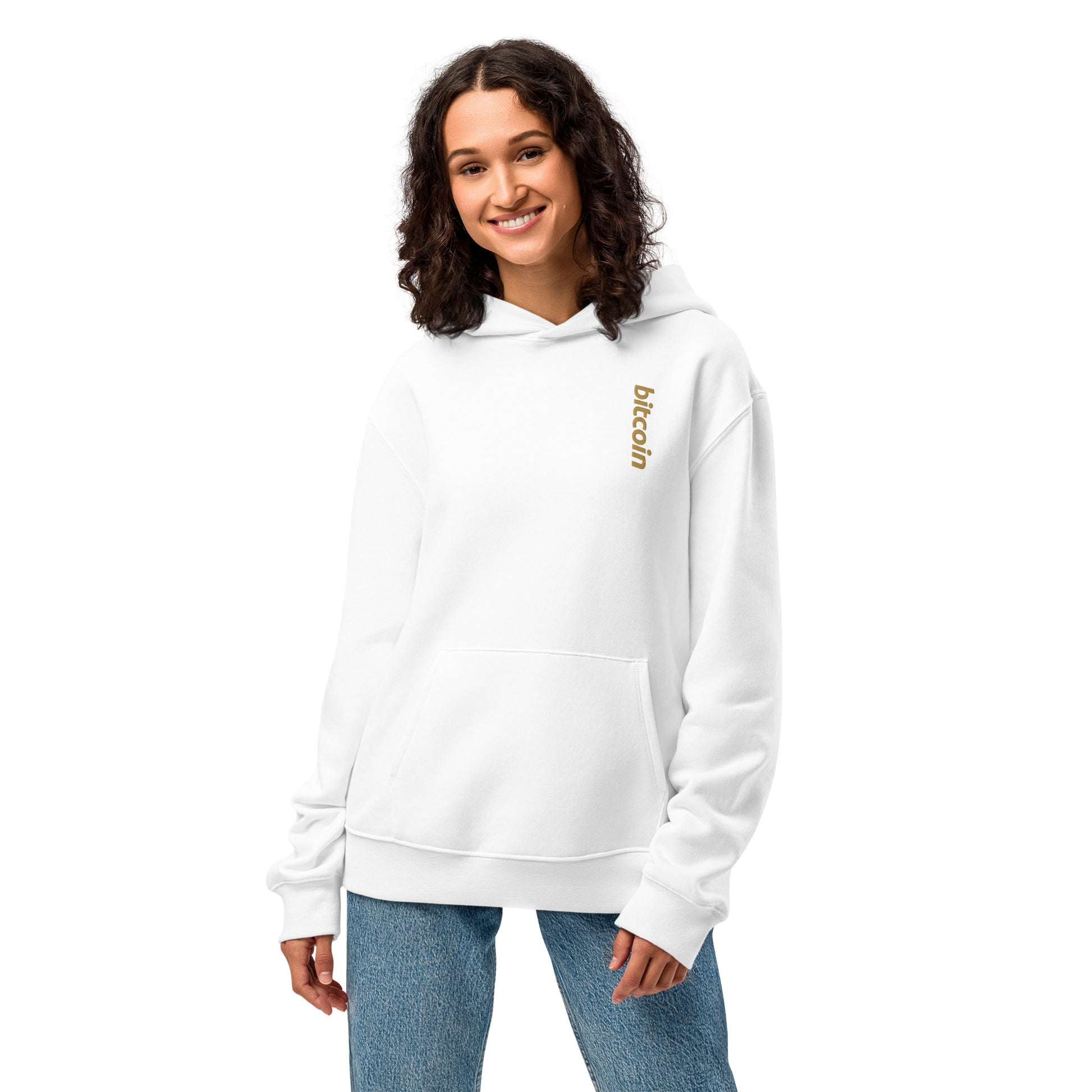 Bitcoin - Vintage Gold | Oversized Heavyweight Hoodie - The Orange Habit - 6