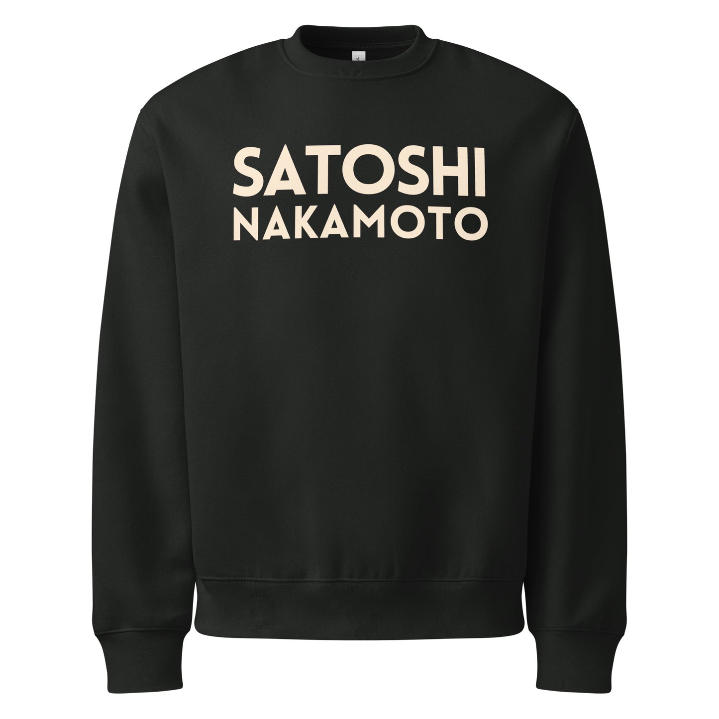 Satoshi Nakamoto Oversized Vintage Black Sweatshirt - The Orange Habit7