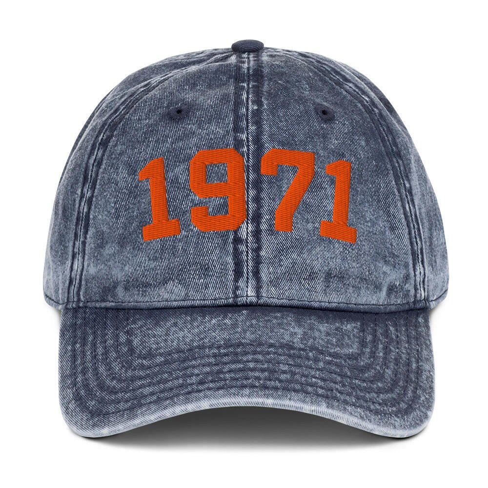 1971 Vintage Bitcoin Hat by The Orange Habit at SVRN Society