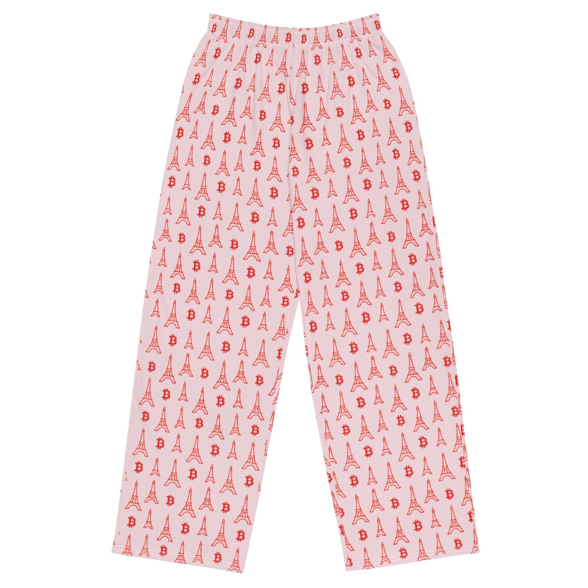 Womens Bitcoin Parise sweatpants in Primrose Pink by Nikki Nakamoto at The Orange Habit