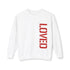 White Christian sweatshirt by Praise Society with &